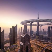 Architects propose giant 500-metre-tall ring to encircle Burj Khalifa